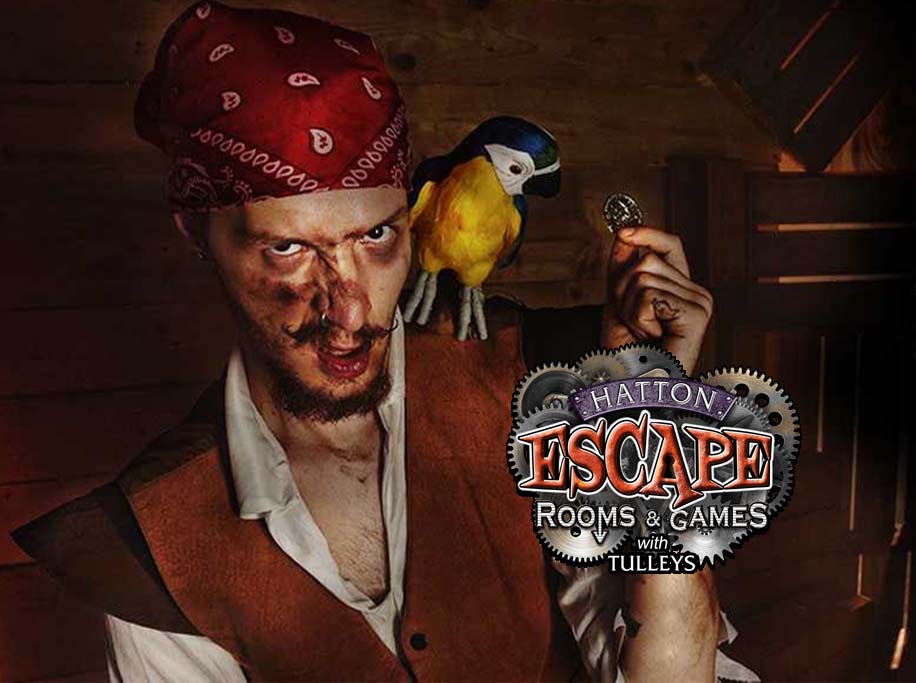 Hatton Escape Rooms Pirate logo Banner