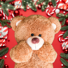 teddy bear christmas