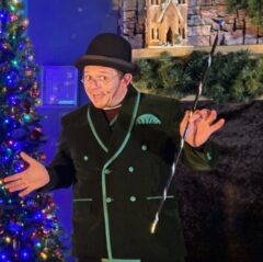 man in christmas costume